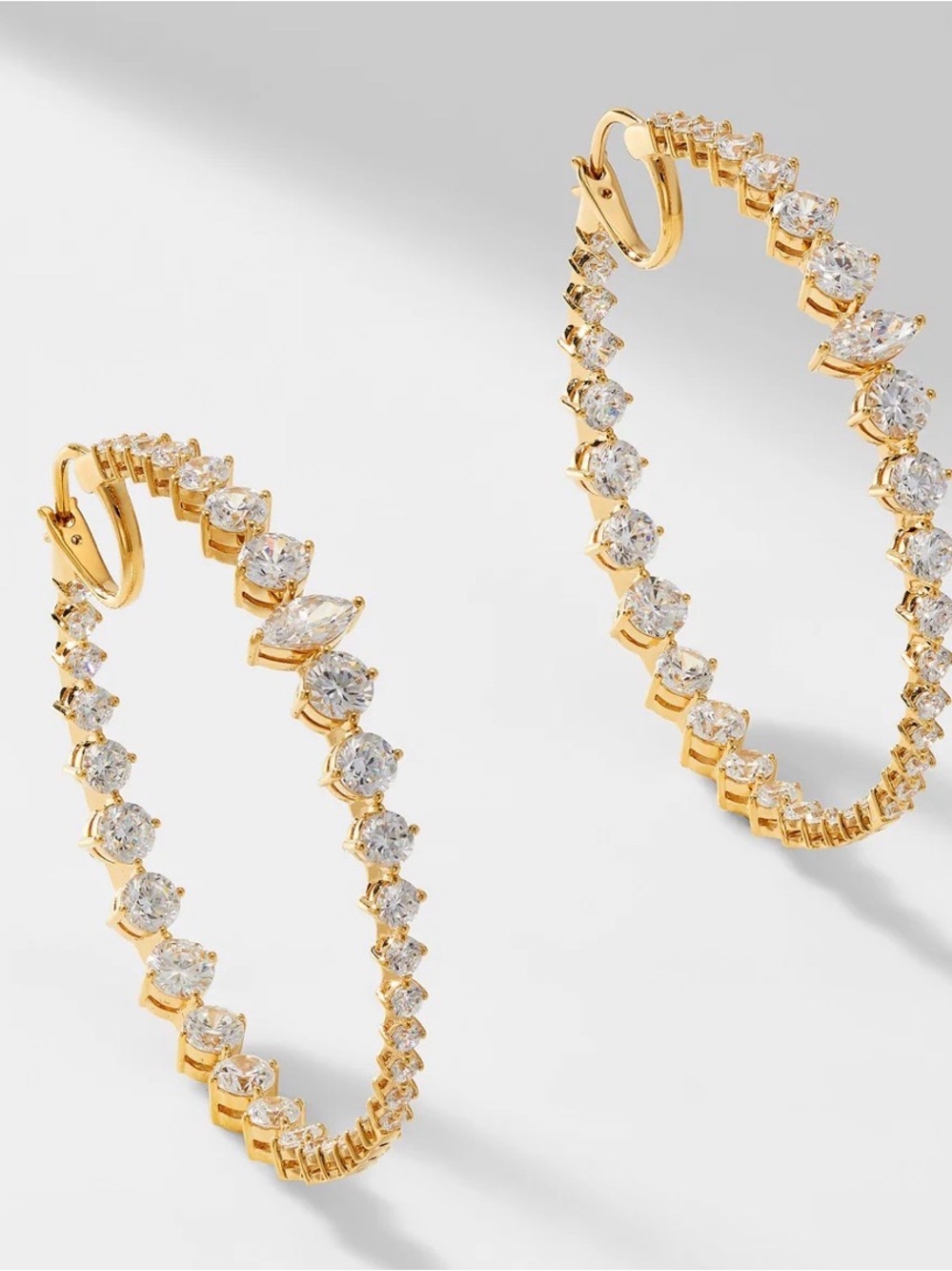 NADRI Leah Statement Hoop Earrings